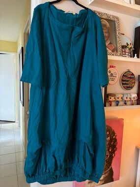 eshakti Teal Midi Dress